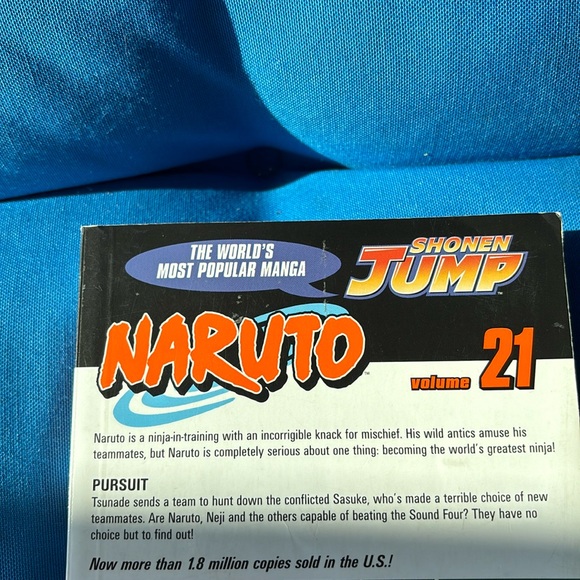 Naruto Comic Volume 21 Shonen Jump Rated T For Teens Bu Masashi Kishimato - Picture 7 of 9